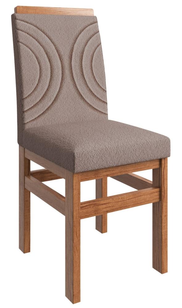 Imagem 1 do produto Conjunto 2 Cadeiras Zamarchi Ariel Canela/Marrom
