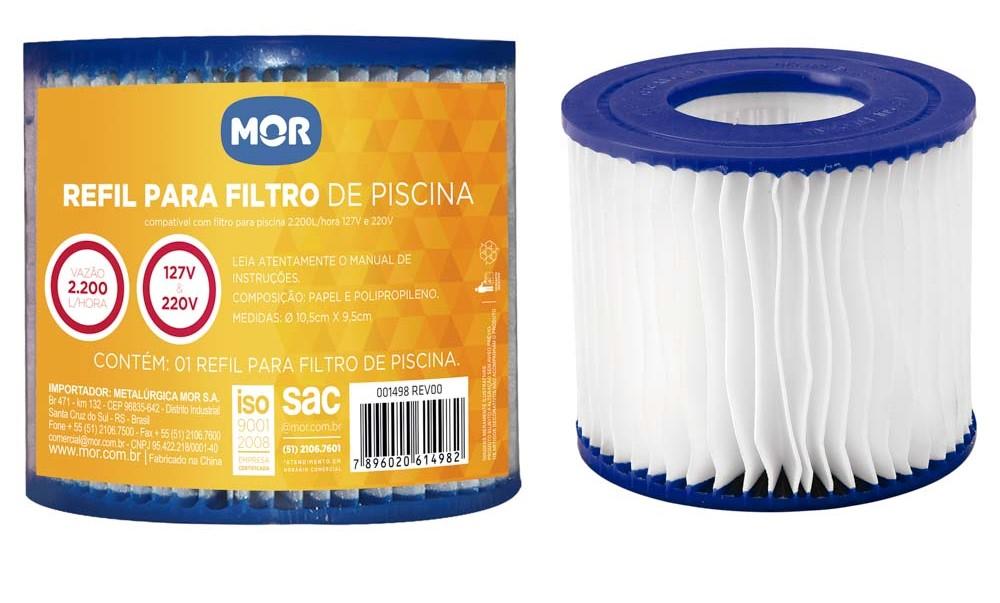Imagem 2 do produto Refil para Filtro Mor 2.200 litros/hora