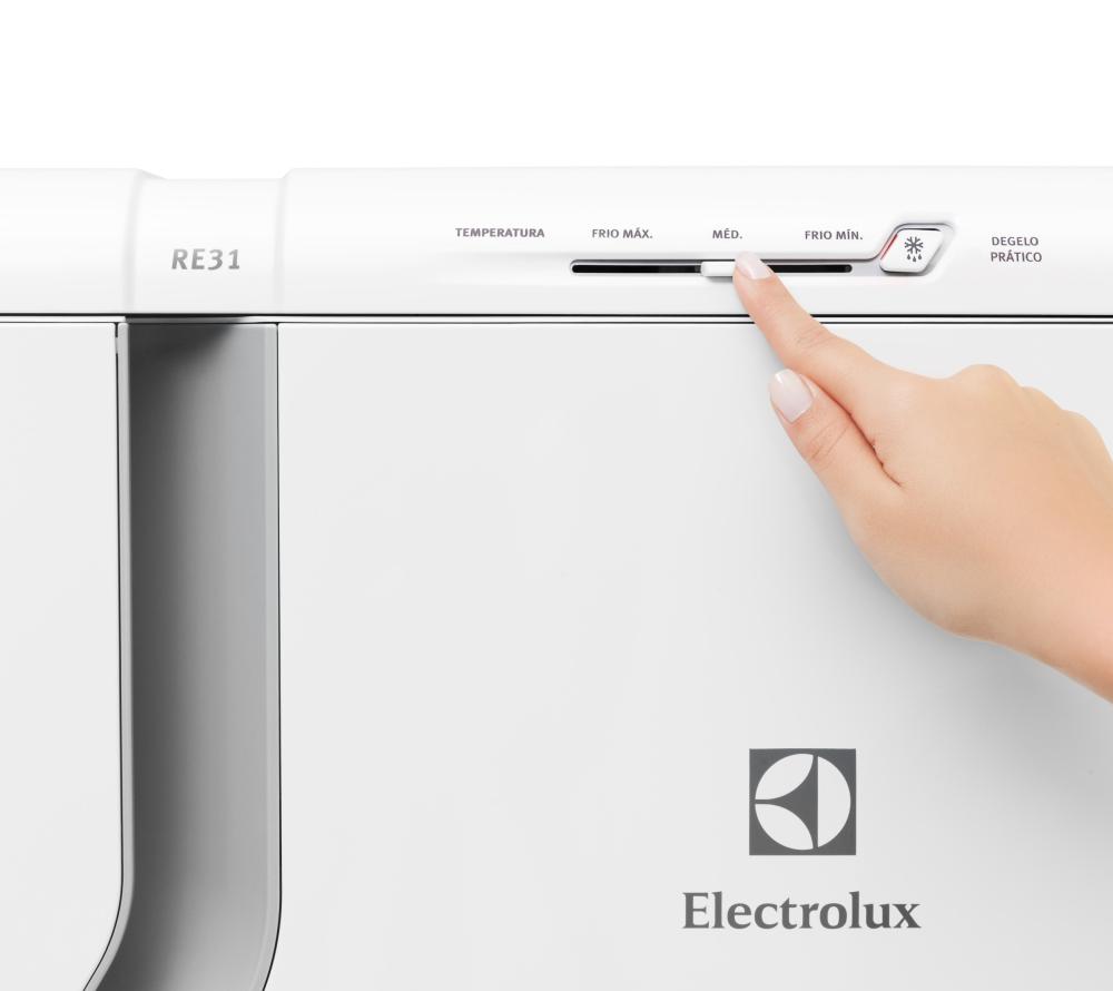 Imagem 4 do produto Geladeira Electrolux 240 Litros 1 Porta Defrost RE31 Branco 220V