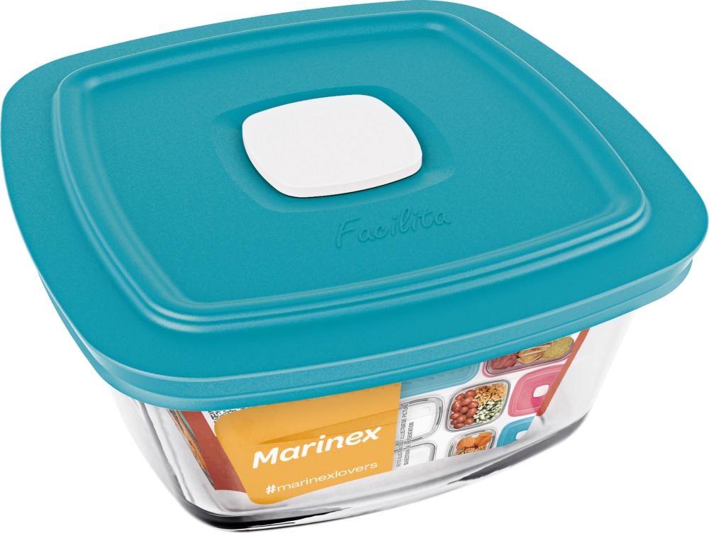 Imagem 1 do produto Tigela Marinex Facilita VAP com Tampa Plástica 1 Litro