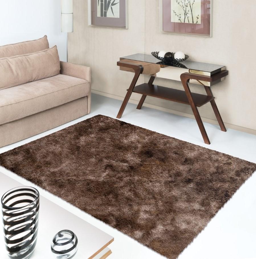 Imagem 2 do produto Tapete Jolitex Bella 140x200 Marrom/Bege