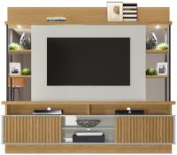 Imagem ilustrativa sobre o produto Estante Linea Salvador Até 60″ Carvalho/Off White