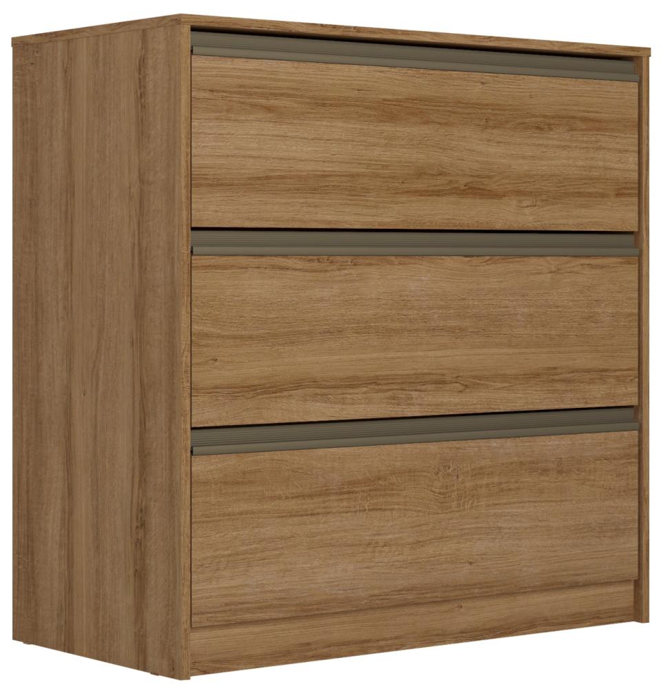 Imagem 1 do produto Cômoda THB Decore 3 Gavetas Almendra