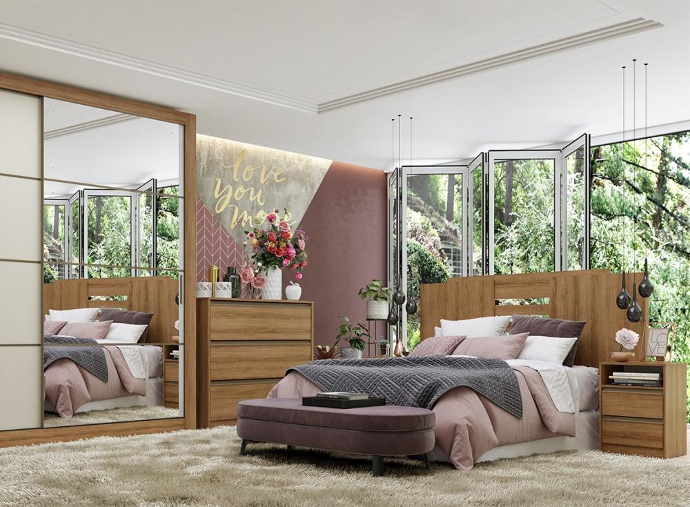 Imagem 3 do produto Cômoda THB Decore 3 Gavetas Almendra