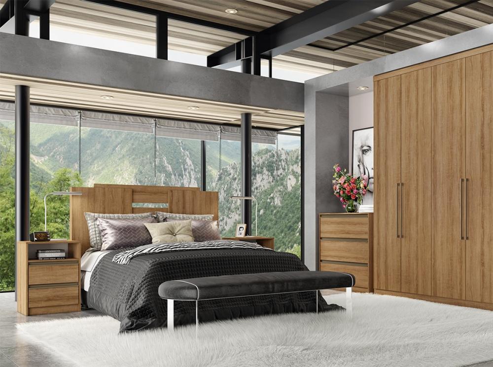 Imagem 4 do produto Cômoda THB Decore 3 Gavetas Almendra