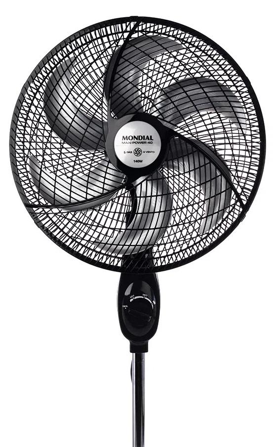 Imagem 3 do produto Ventilador de Coluna Mondial 40cm Turbo 140W Preto 220V