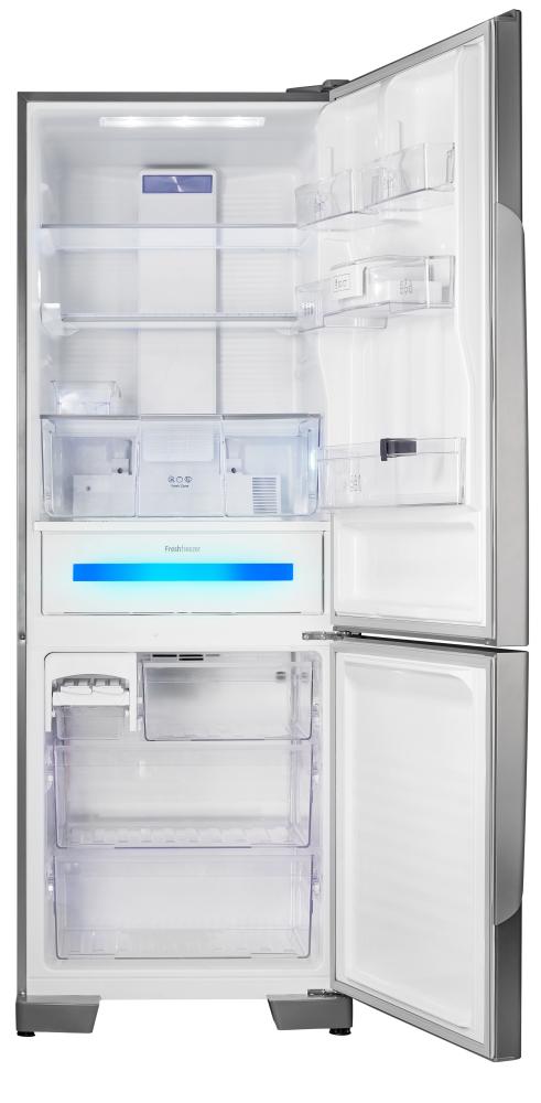 Imagem 2 do produto Geladeira Panasonic 480 Litros Inverse Frost Free BB71PV Aço Escovado 220V