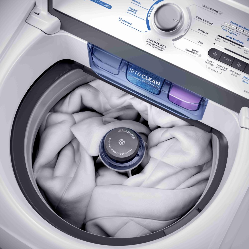 Imagem 3 do produto Lavadora de Roupas Electrolux 14kg LED14 Branco 220V