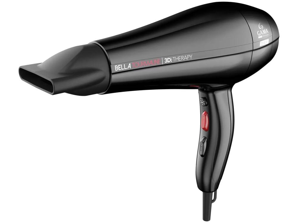 Imagem 1 do produto Secador de Cabelo Gama Bella Tourmaline 2100W Preto 220V