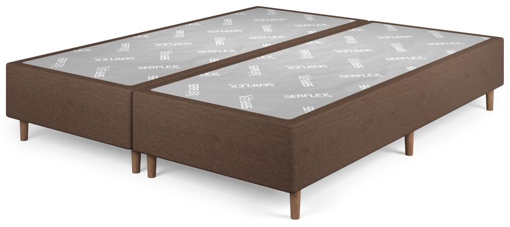Imagem 1 do produto Base Cama Box King 193 cm Serflex Versality mARROM
