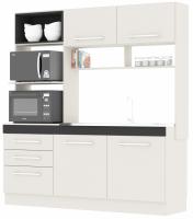 Imagem Imagem 1 em  miniatura do produto Cozinha Compacta 195 cm Primavera Iris Off White/Onix