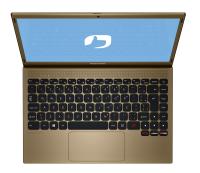 Imagem Imagem 2 em  miniatura do produto Notebook Positivo 14.1″ Intel Atom 4GB 128GB SSD Dourado