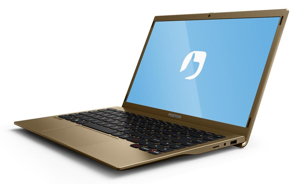 Imagem 3 do produto Notebook Positivo 14.1″ Intel Atom 4GB 128GB SSD Dourado