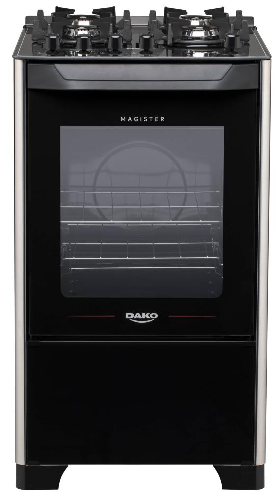 Imagem 1 do produto Fogão a Gás 4 Bocas Dako Magister Preto