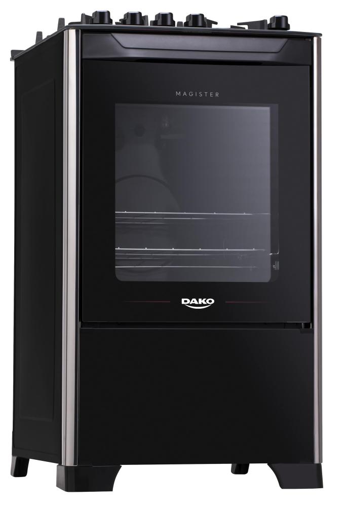 Imagem 2 do produto Fogão a Gás 4 Bocas Dako Magister Preto