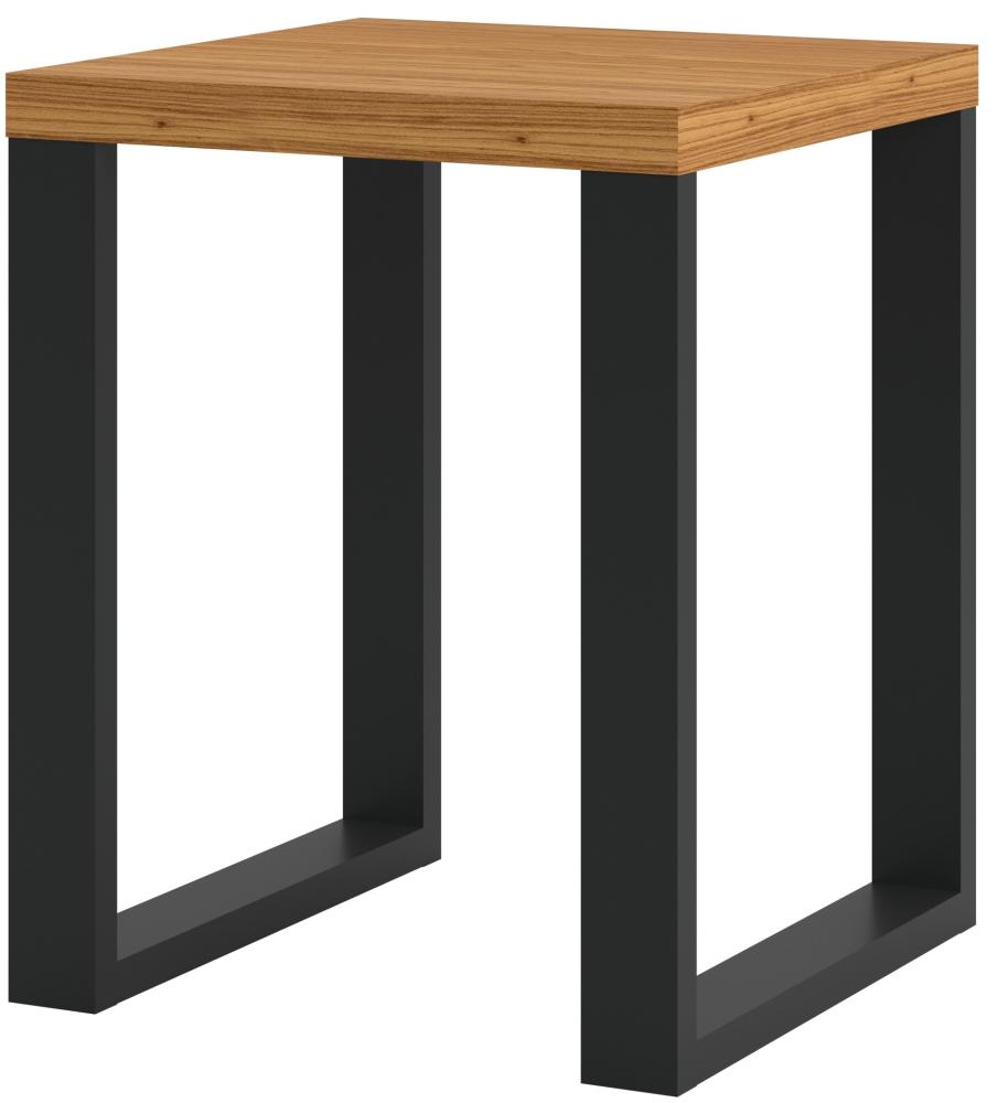 Imagem 1 do produto Mesa Lateral Pradel Móveis Maisa Freijó/Preto