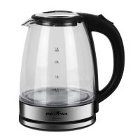 Imagem ilustrativa sobre o produto Chaleira Elétrica Britânia BCH11 Glass 1,8 Litros Inox/Preto 220V