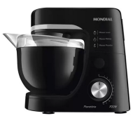Imagem ilustrativa sobre o produto Batedeira Planetária Mondial BP03B 700W Preto 110V