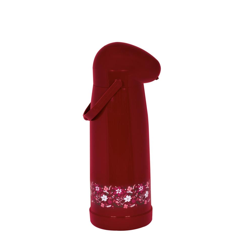 Imagem 1 do produto Garrafa Térmica Mor Nobile Estampada 1,9 Litros Rubi