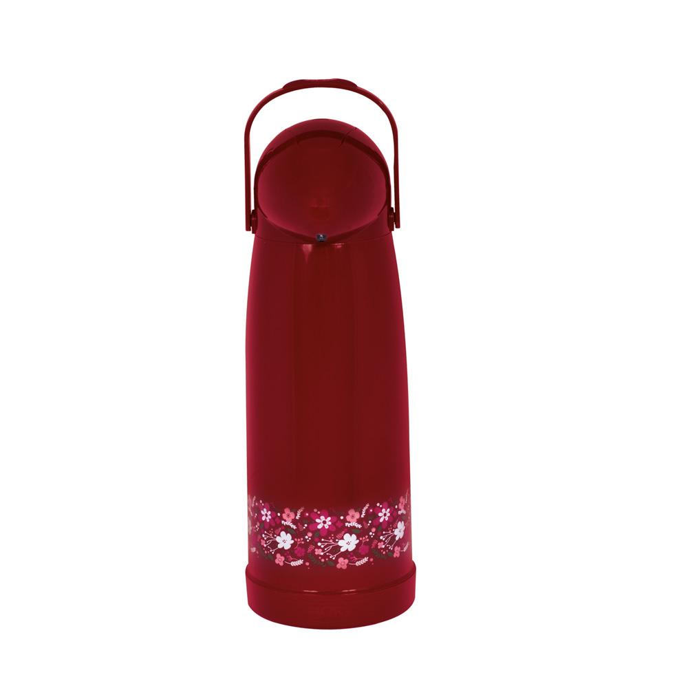 Imagem 2 do produto Garrafa Térmica Mor Nobile Estampada 1,9 Litros Rubi