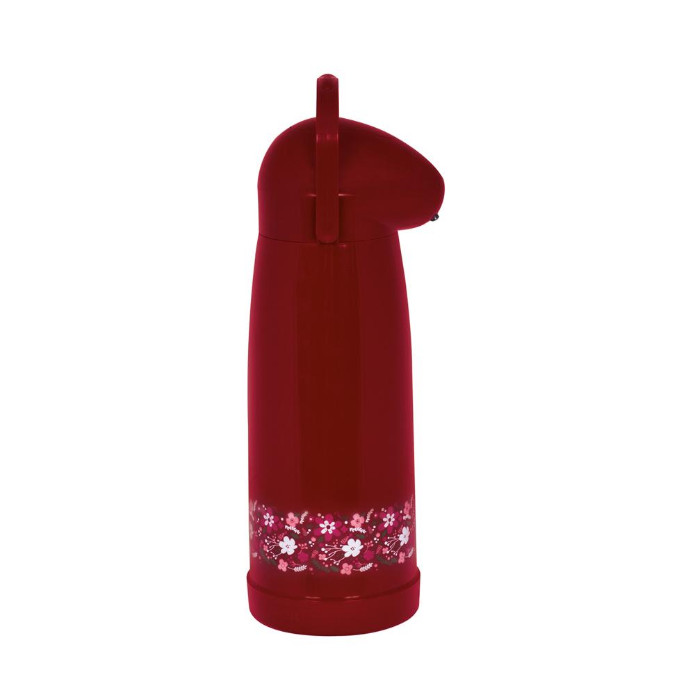 Imagem 3 do produto Garrafa Térmica Mor Nobile Estampada 1,9 Litros Rubi