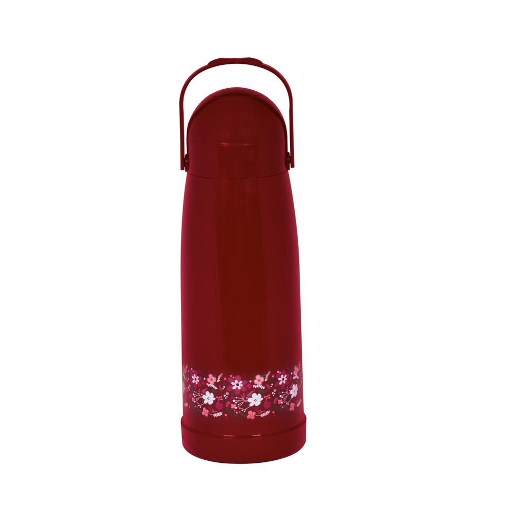 Imagem 4 do produto Garrafa Térmica Mor Nobile Estampada 1,9 Litros Rubi
