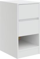 Imagem Imagem 1 em  miniatura do produto Mesa de Cabeceira Castro Lauren 2 Gavetas Branco Line