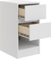 Imagem Imagem 2 em  miniatura do produto Mesa de Cabeceira Castro Lauren 2 Gavetas Branco Line