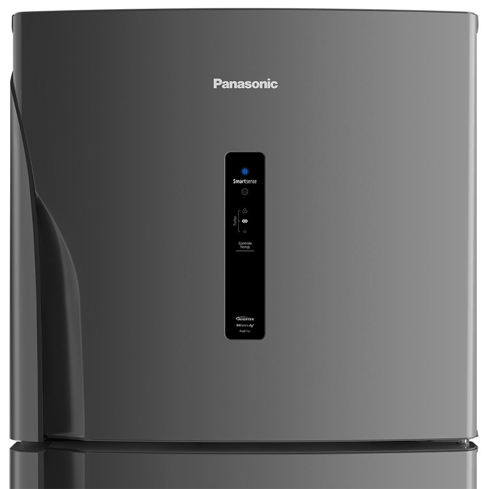 Imagem 4 do produto Geladeira Panasonic 387 Litros Duplex Frost Free BT43 Titânio 220V