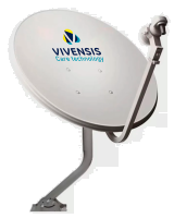 Imagem Imagem 1 em  miniatura do produto Mini Parabólica Satélite Vivensis Monoponto