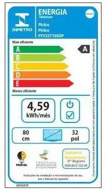 Última imagem em  miniatura do produto TV LED HD 32″ Philco TV32T10EDP