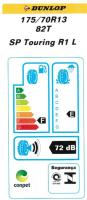 Imagem ilustrativa sobre o produto Pneu Dunlop SP Touring R1 Aro 13 175/70/R13 82T