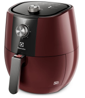 Imagem ilustrativa sobre o produto Fritadeira Elétrica Electrolux Grand 1400W Air Fryer 4 Litros Vermelho 220V