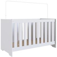 Imagem ilustrativa sobre o produto Berço 3 em 1 Rodial Alegria Branco