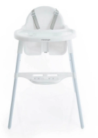 Imagem ilustrativa sobre o produto Cadeira de Alimentação Voyage Macaron Branco