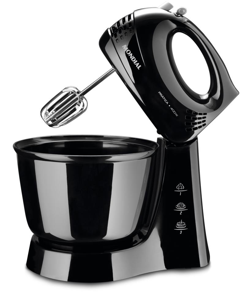 Imagem 1 do produto Batedeira Mondial Prática B-44-B 400W Preto 220V