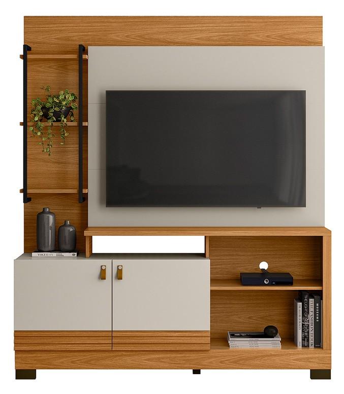 Imagem 1 do produto Estante Linea Alagoas Até 50″ Nature/Off White