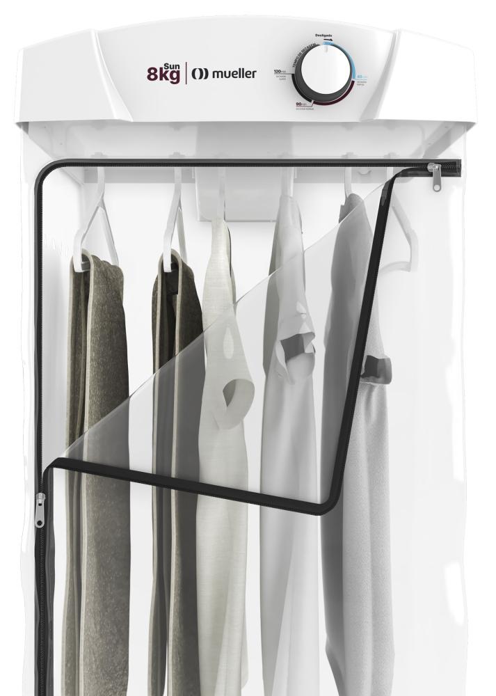 Imagem 4 do produto Secadora de Roupas Mueller Sun Parede 8kg Branco 110V
