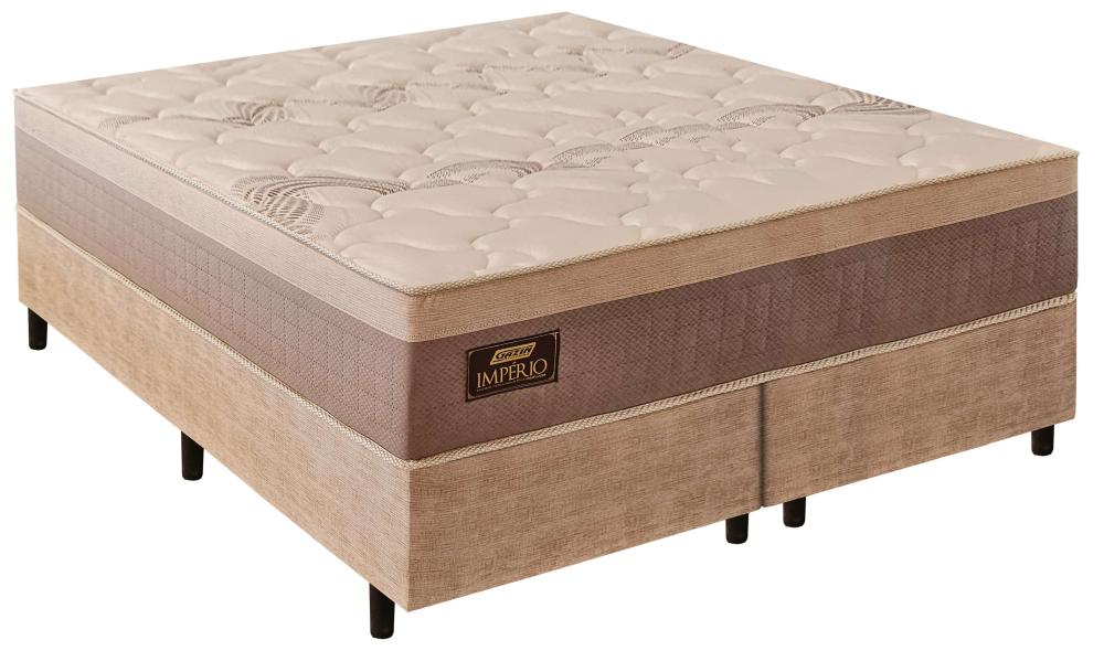 Imagem 2 do produto Colchão King 1,93 Molas Ensacadas Gazin Império Areia/Bege