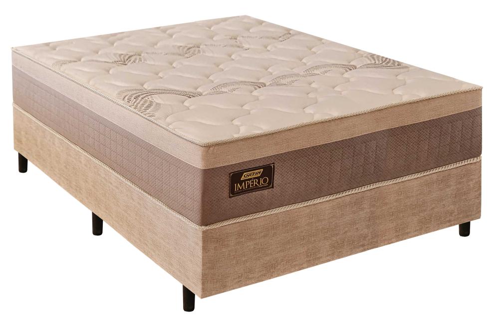 Imagem 2 do produto Base Cama Box Casal 138 cm Gazin Império Bege