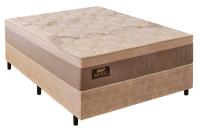 Imagem ilustrativa sobre o produto Base Cama Box Casal 138 cm Gazin Império Bege