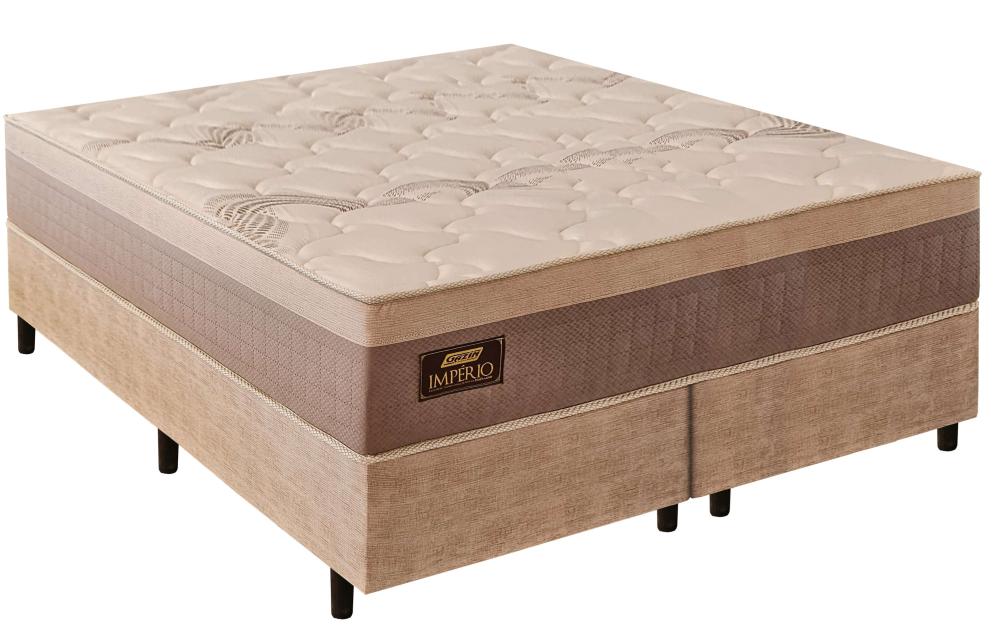 Imagem 2 do produto Base Cama Box Queen 1,58 Gazin Império Bege