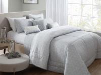 Imagem ilustrativa sobre o produto Edredom Solteiro Seven Malha Sonhos 5061 Unique Cinza