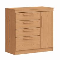 Imagem ilustrativa sobre o produto Cômoda Castro Lille 4 Gavetas Cedro