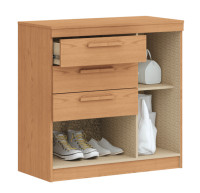 Imagem ilustrativa sobre o produto Cômoda Castro Lille 4 Gavetas Cedro