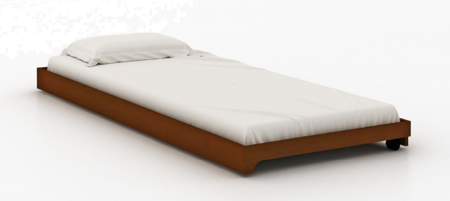 Imagem 1 do produto Cama Auxiliar de Solteiro 78 Belini Retrô Imbuia