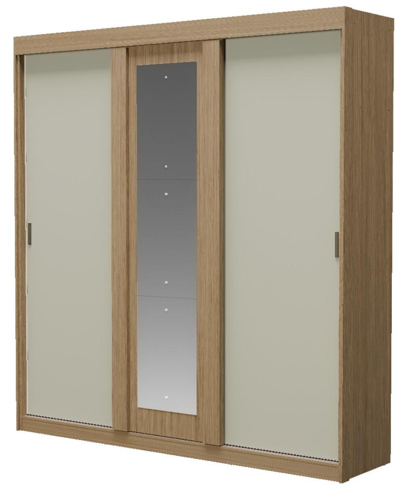 Imagem 1 do produto Guarda-Roupa Carraro Montana 3 portas Cedro/Sálvia