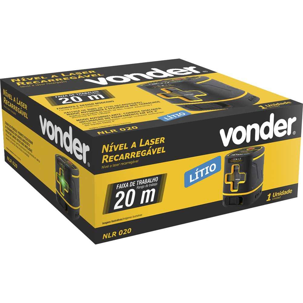 Imagem 3 do produto Nível de Linha a Laser Vonder 20 metros NLR020