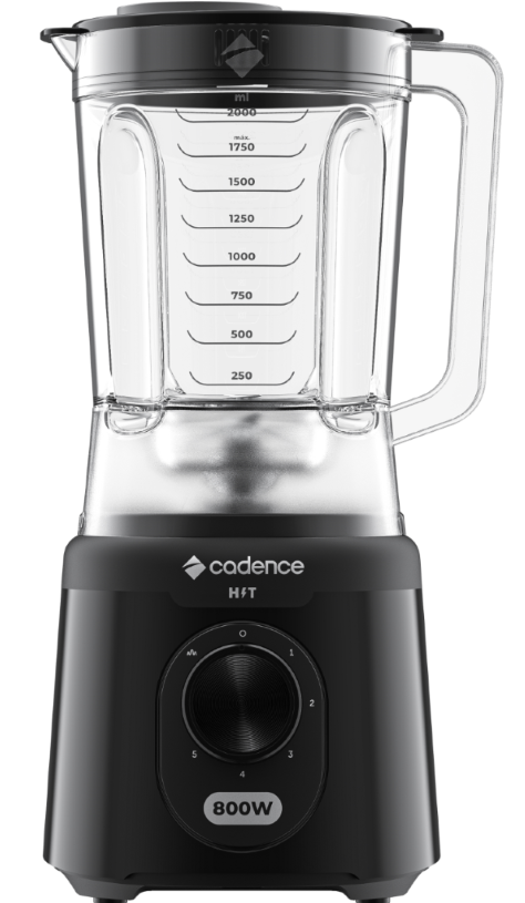 Imagem 1 do produto Liquidificador Cadence Hit LIQ200 800W Preto 110V