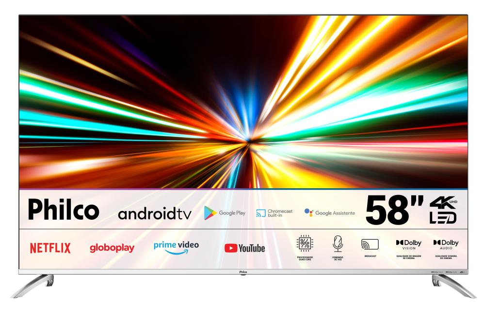Imagem 1 do produto Smart TV LED 4K UHD 58″ Philco PTV58G7PAGCSBL